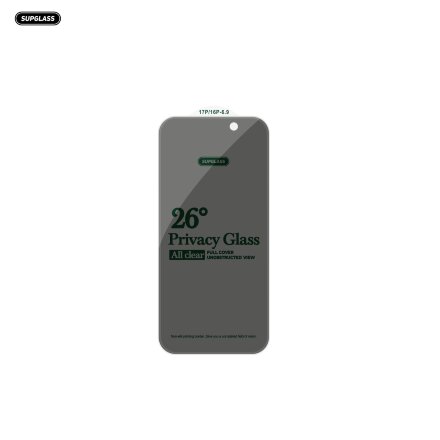 Защитное стекло SUPGLASS Privacy Glass SG-04 IPh16 Pro Max/17 Pro Max (6.9)