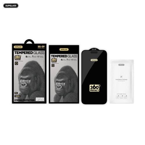 Protective glass SUPGLASS Privacy Glass SG-09 IPh 13/13 Pro/14 (6.1)
