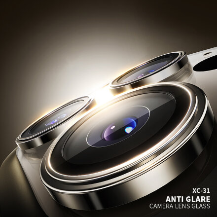 Защитное стекло  SupGlass Camera lens glass Anti Glare XC-31 S25 Silver