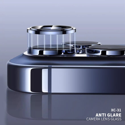 Защитное стекло  SupGlass Camera lens glass Anti Glare XC-31 S25 Silver