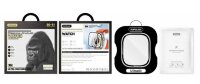 Защитное стекло SupGlass SG-51 Smart Watch Glass with Metal Edge full screen coverage 49mm Series Ultra Silver для Apple Watch Ultra 49mm
