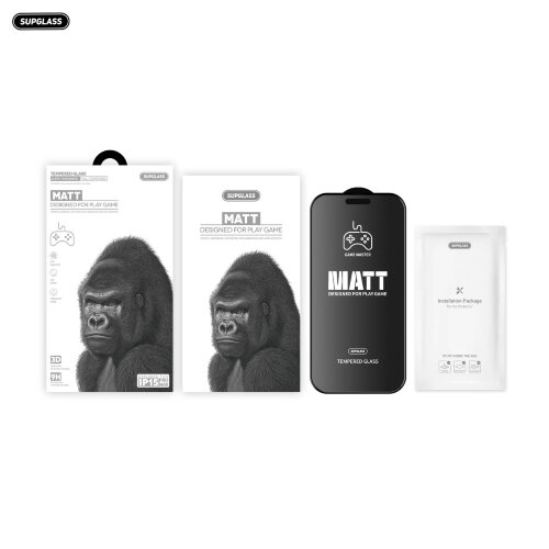 Protective glass SupGlass XC-13 Full Coverage Matt Gaming Glass IP 16 pro (6.3)