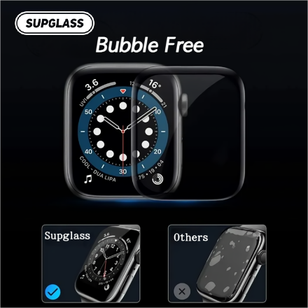 Защитная пленка для часов SupGlass XC-50 3D Curved full AB Glue Screen Protector для 42mm серии 1/2/3.